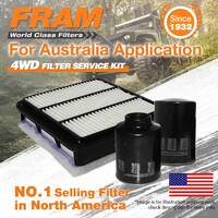 Fram 4WD Filter Service Kit for Mitsubishi Triton 3.2L ML MN 2006-2009 Ref RSK10