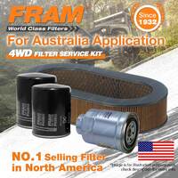 Fram 4WD Filter Service Kit for Nissan Patrol GU 4.2 Excellent Filtration