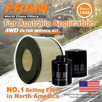 Fram 4WD Filter Service Kit for Toyota Landcruiser HDJ78 HDJ79 Refer RSK1