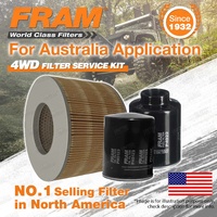 Fram 4WD Filter Service Kit for Hilux KZN185 Landcruiser HZJ105 Prado KZJ95