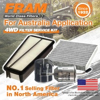 Fram 4WD Filter Service Kit for Toyota Hilux GGN15R GGN25R 1GRFE Ref RSK35C