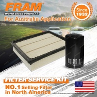 Fram Oil Air Filter Kit for Isuzu D-Max TF 4cyl 3L Turbo Diesel 10/2008-05/2012