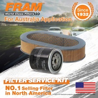 Fram Oil Air Filter Kit for Nissan Patrol GQ RX 6cyl 4.2L Petrol Engine TB42S