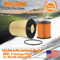 Fram Oil Air Filter Kit for Volvo C30 MK S40 V50 4cyl 2L Turbo Diesel D4204T