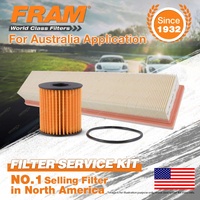 Fram Oil Air Filter for Peugeot 307 T6 4cyl 1.6L Petrol 10/2005-06/2009 TU5JP4