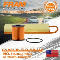 Fram Oil Air Filter Kit for Peugeot 2008 A94 207 A7 208 A9 VTi 308 T7 5008