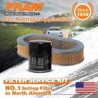 Fram Oil Air Filter Service Kit for Nissan Patrol GQ 6cyl 4.2L Diesel TD42 87-97