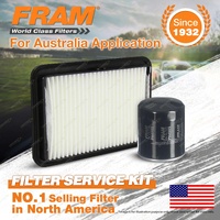 Fram Oil Air Filter Kit for Suzuki Ignis RG413 RG415 Sprt 4cyl 1.3L 1.5L Petrol