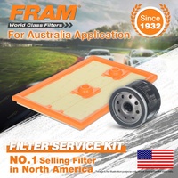 Fram Oil Air Filter Kit for Volkswagen Caddy 2K Golf Mk VII Polo 6C Tiguan 5N