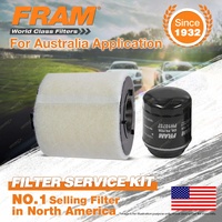 Fram Oil Air Filter Service Kit for Volkswagen Polo 6R 77 TSI GTI 4cyl 1.2L 1.4L