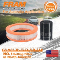 Fram Oil Air Filter Service Kit for Nissan Ute Dx 1988-1993 Ute St 1988-1993