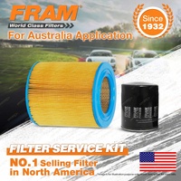 Fram Oil Air Filter Kit for Ford Courier PD 4cyl 2.5L Diesel 05/1996-12/1998