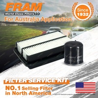 Fram Oil Air Filter Kit for Holden Apollo JK JL 4cyl 2L Petrol 08/1989-1993