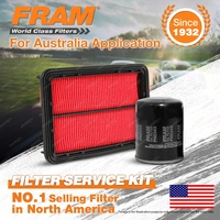 Fram Oil Air Filter Kit for Ford Telstar AT AV AX AY 4cyl 2L Petrol 01/1992-1996