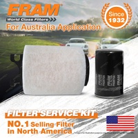 Fram Oil Air Filter Kit for Audi A3 8P 1.6i 4cyl 1.6L Petrol 07/2004-03/2011