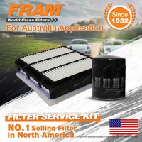 Fram Oil Air Filter for Mitsubishi Triton MN ML MQ Challenger PB PC 4cyl 2.5L