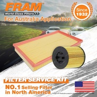 Fram Oil Air Filter for Holden Vectra JSII JS V6 Petrol 2.6L 2.5L 99-01 00-03