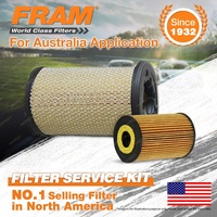 Fram Oil Air Filter for Nissan Navara D22 III 4cyl 3L Diesel ZD30DDTi 2001-2005