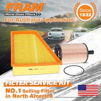 Fram Oil Air Filter Kit for Volkswagen Polo 9N 4cyl 1.9L AXR 12/2005-04/2010