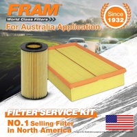 Fram Oil Air Filter Kit for Volvo S60 RS59 5cyl 2.4L Petrol B5254T2 B5244T