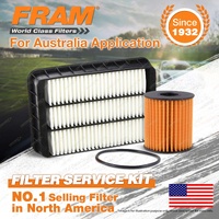 Fram Oil Air Filter Kit for Peugeot 4007 4cyl 2.2L Turbo Diesel DW12 11/2009-On