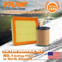 Fram Oil Air Filter Kit for Ford Fiesta TCDi 4cyl 1.6L HHJA HHJQ 01/2004-09/2008