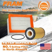 Fram Oil Air Filter Kit for Holden Barina TM 4cyl 1.4L 1.6L Petrol A14NET F16D4