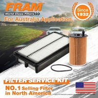 Fram Oil Air Filter Kit for Kia Grand Carnival VQ V6 3.5L Petrol G6DC 06/2010-On