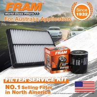 Fram Oil Air Filter Kit for Daewoo Nubira J100 J150 4cyl 2L 1.6L X20SED A16DMS