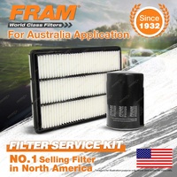 Fram Oil Air Filter Kit for Mitsubishi Pajero NM NP NS NT NW NX 4cyl 3.2L 4M41T