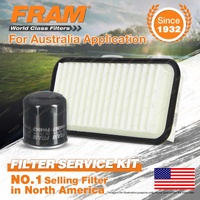 Fram Oil Air Filter Kit for Toyota Echo NCP10 NCP12 13 4cyl 1.5L 1.3L Petrol