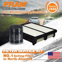 Fram Oil Air Filter Kit for Honda Crv RM 4cyl 2.4L Petrol K24Z9 10/2012-On