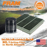 Fram Oil Air Filter Kit for Mitsubishi Express Starwagon WA Triton MK 4cyl 2.4L