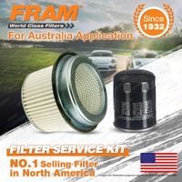 Fram Oil Air Filter Kit for Mitsubishi Express Van SJ 4cyl 2.4L 4G64B 2L 4G63B