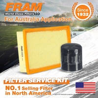 Fram Oil Air Filter Kit for Ford Focus LS 4cyl 2L Petrol C3-Zetec 06/2005-2007