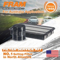 Fram Oil Air Filter Kit for Toyota Hiace KDH201R KDH221R KDH223R 4cyl 3L 1KD-FTV