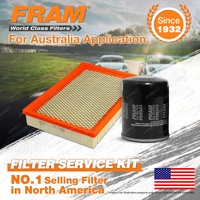 Fram Oil Air Filter Kit for Mazda 626 GE 4cyl 2.2L Petrol F2 01/1992-12/1997