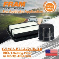 Fram Oil Air Filter Kit for Daihatsu Applause A101 Charade G203 G203B G203C 4cyl