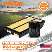 Fram Oil Air Filter Kit for Honda Civic FD 4cyl 2L Petrol K20Z2 02/2006-12/2011