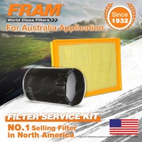 Fram Oil Air Filter Kit for Jeep Cherokee KJ Grand Cherokee WH V6 3.7L Petrol