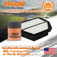 Fram Oil Air Filter Kit for Holden Captiva CG V6 3.2L Petrol LU1 09/2006-01/2011