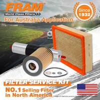 Fram Oil Air Fuel Filter Service Kit for BMW 318I E46 09/1998-12/2001