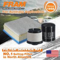 Fram Oil Air Fuel Filter Service Kit for Isuzu Mu-X D-Max TF 2012-On