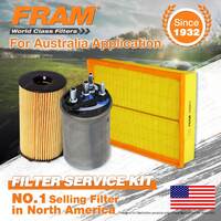 Fram Oil Air Fuel Filter Service Kit for Landrover Range Rover Discovery Ser 3