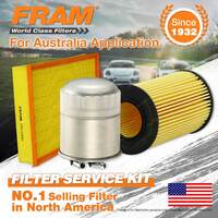 Fram Oil Air Fuel Filter Service Kit for Benz Sprinter 309 311 511 515 315