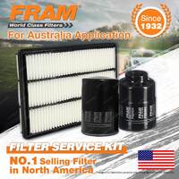 Fram Oil Air Fuel Filter Service Kit for Mitsubishi Pajero NS NT 4M41T NX NW