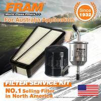 Fram Oil Air Fuel Filter Service Kit for Toyota Hilux GGN15 GGN25 04/2005-On