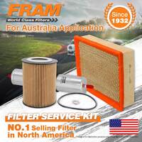 Fram Oil Air Fuel Filter Service Kit for BMW 323Ci I E46 323I E36 528I E39