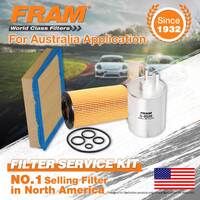 Fram Oil Air Fuel Filter Service Kit for Benz C240 C280 W202 Clk320 C208 Ml500