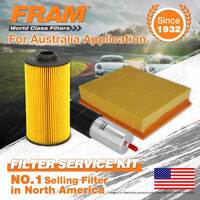 Fram Oil Air Fuel Filter Service Kit for BMW 535I 540I 730Il 735I 740Il 840Ci